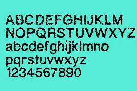 Pixels Gone Bad font