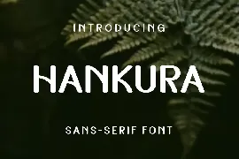 Hankura Font