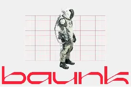 BAUNK font