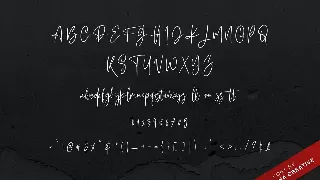 Hardtrack - Calligraphy Brush Font