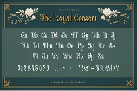 The Royal Consort font