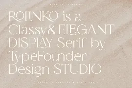 Rolinko - Classy Elegant Serif font