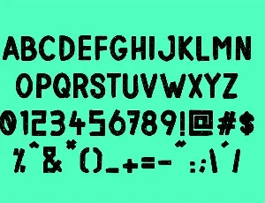 Frantic font