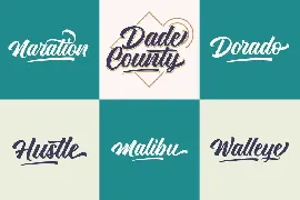 Milton Script font