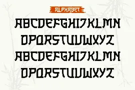 Kenzhuro - Japanese Font