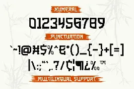 Kenzhuro - Japanese Font