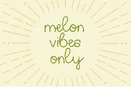 Melon - Fun Display Font