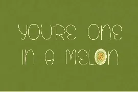 Melon - Fun Display Font