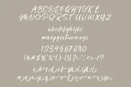 Morgen - Bold Brush Font