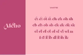 Aicho font