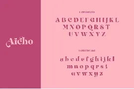 Aicho font