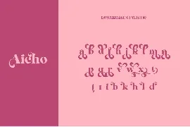 Aicho font