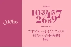 Aicho font