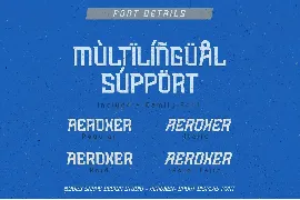 Aeroxer - Sport Font