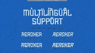 Aeroxer - Sport Font