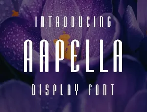 Rapella Font