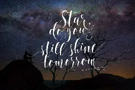 Still Shine Script - Modern Calligraphy font