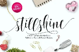 Still Shine Script - Modern Calligraphy font