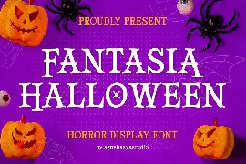 Fantasia Halloween - A Horror Typeface font