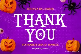 Fantasia Halloween - A Horror Typeface font