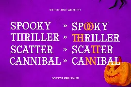 Fantasia Halloween - A Horror Typeface font