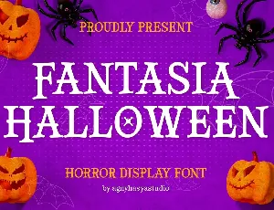 Fantasia Halloween - A Horror Typeface font