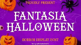 Fantasia Halloween - A Horror Typeface font