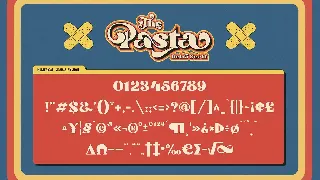 Pasta font