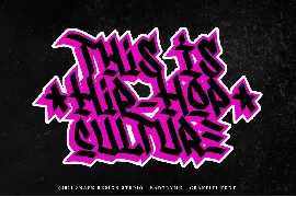 Badtryme - Graffiti Font