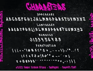 Badtryme - Graffiti Font