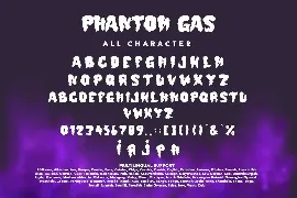 Phantom Gas font