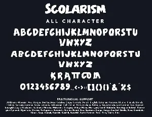 Scolarism - Sans Serif Font