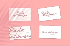 Pink Pledge font