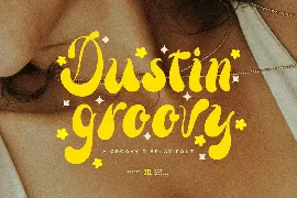 Dustin Groovy | A Groovy Display Font