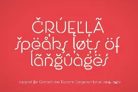 MM Cruella font