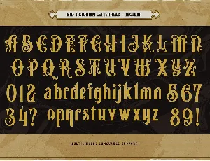 Victorian Letterhead font