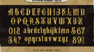 Victorian Letterhead font