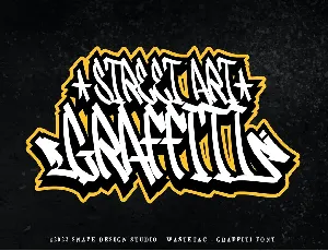 Wastetag - Graffiti Font