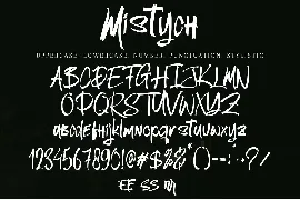 Mistych font