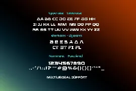 Rigamesh - Scifi and Sport Game Expanded Sans font