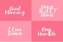 Fresh Guava font