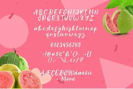 Fresh Guava font