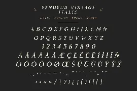 Vendeur Vintage Font Family | 8 Fonts