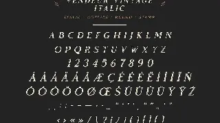 Vendeur Vintage Font Family | 8 Fonts