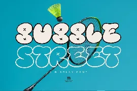 Bubble Street | A Cute Display Font