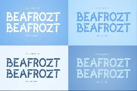 BEAFROZT font