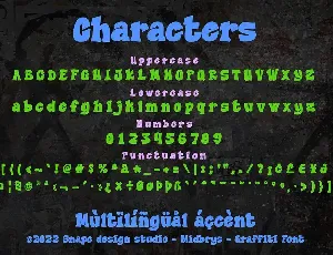 Midbrys - Graffiti Font