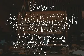 Shimponie font