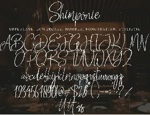 Shimponie font