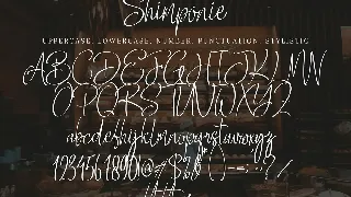 Shimponie font